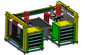 多层板棕化在线配板机